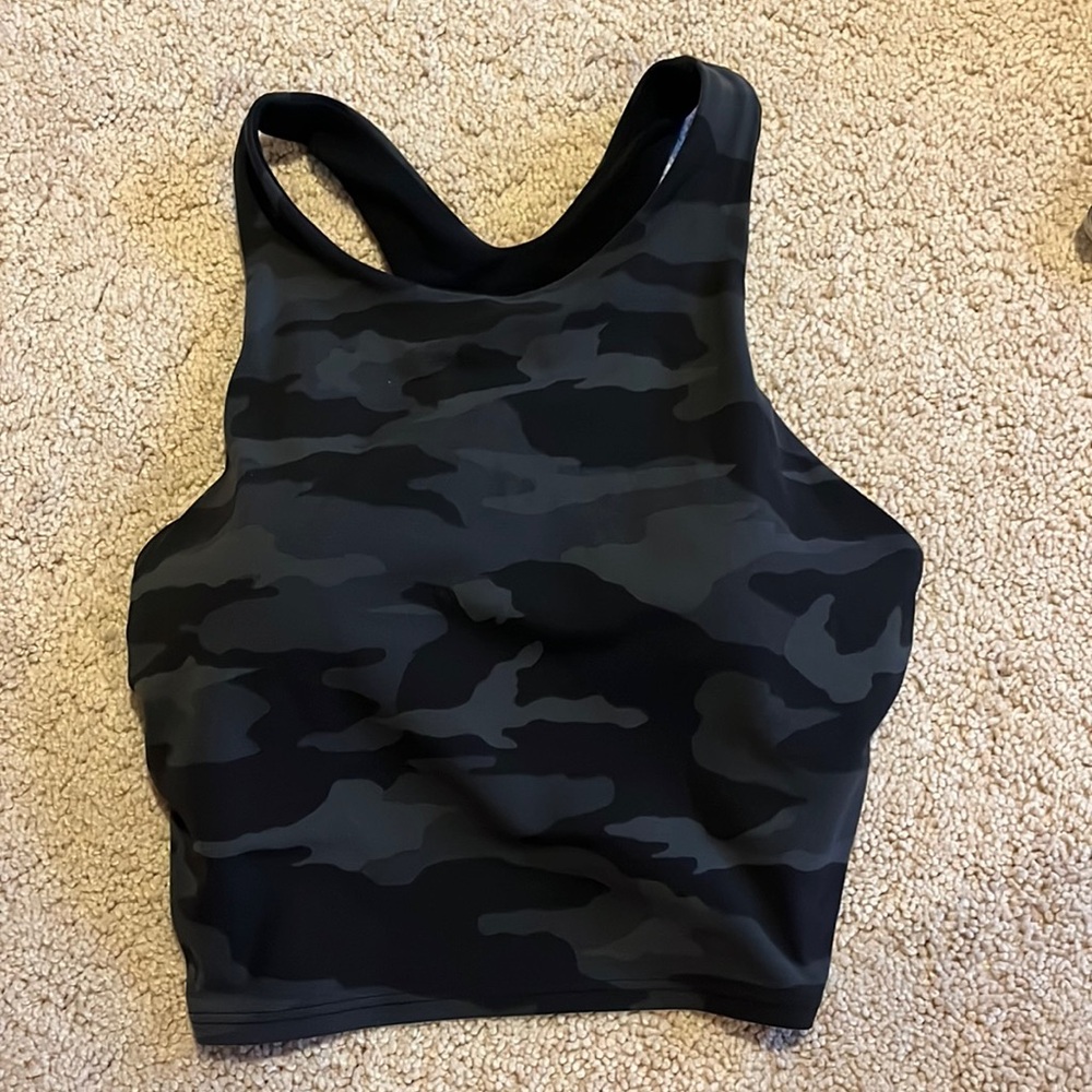 Athleta halter camo top